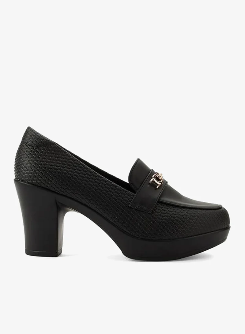 Women Slip On Block Heels