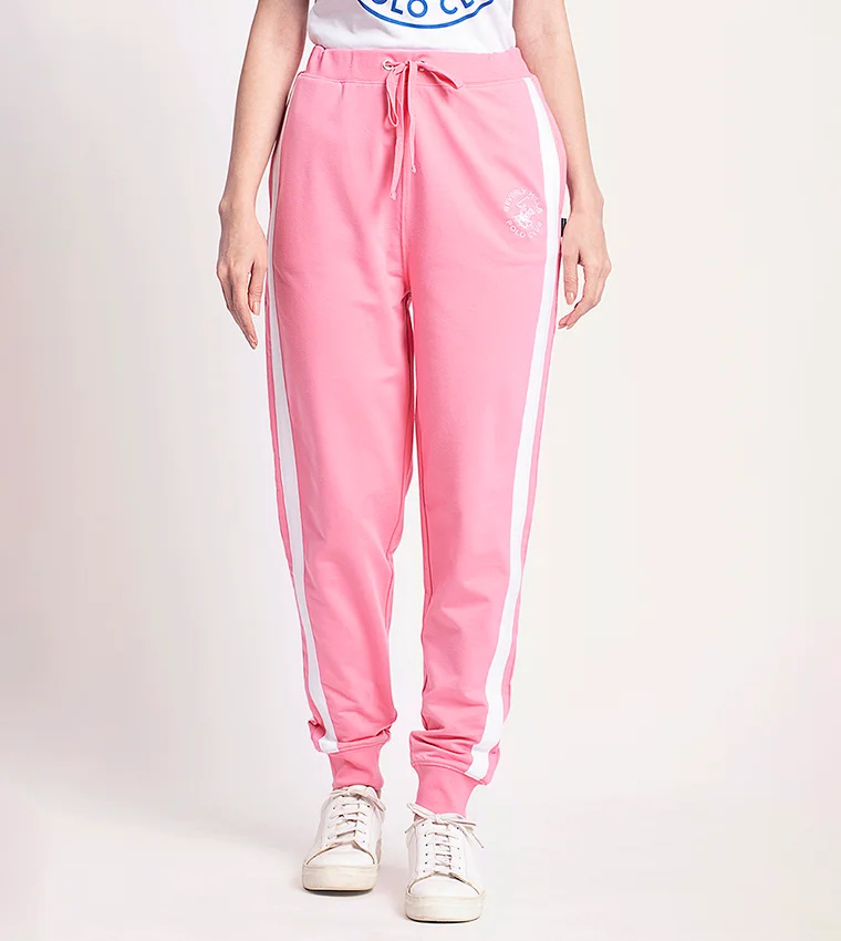 Beverly Hills Polo Club Logo Joggers Pastel Magenta