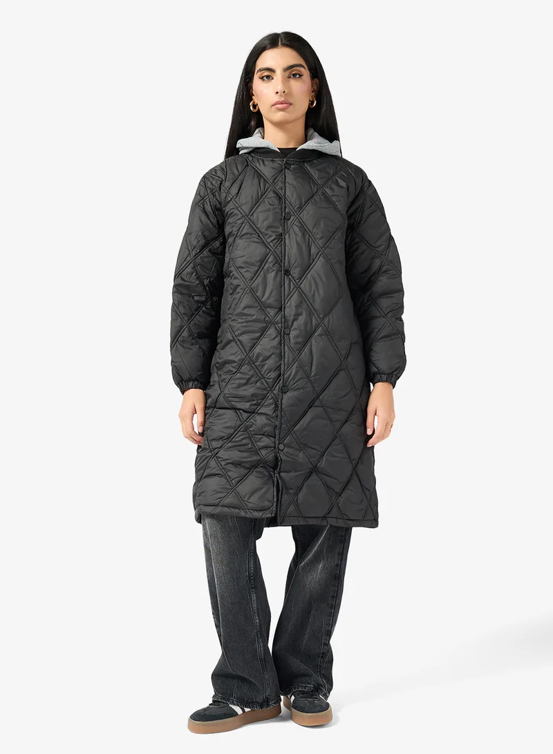 Longline Padded Jacket