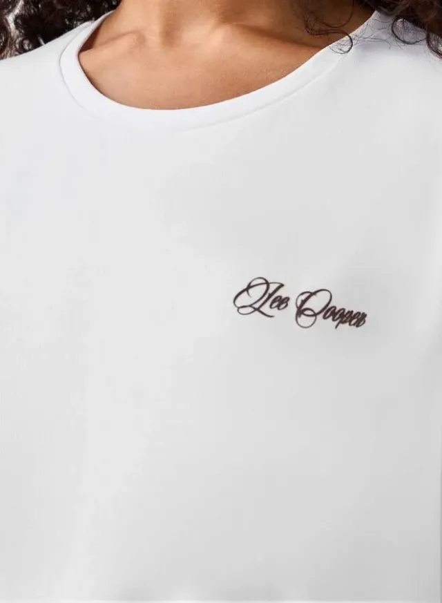 تيشيرت قطني بطبعة شعار Lee Cooper – صورة 3