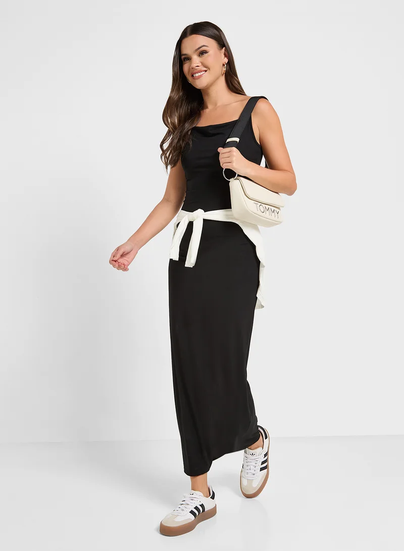 Sleeveless Maxi Dress Black