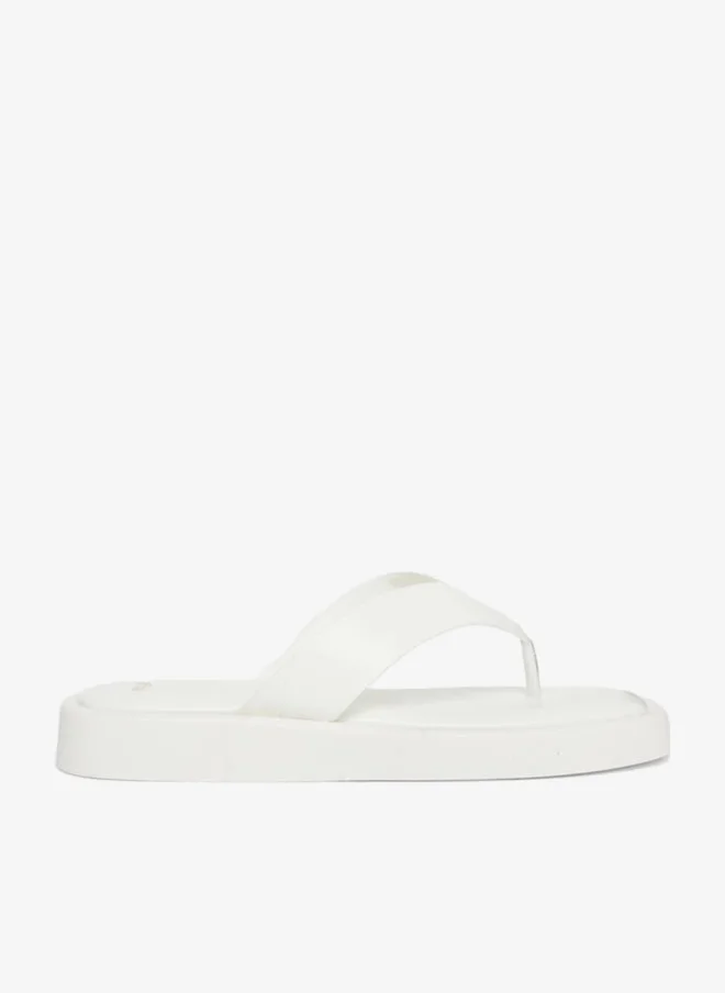Classic Open Toe Sandals White