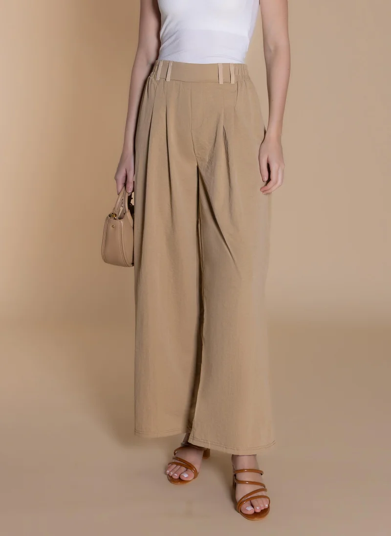 PLEATED COMFORT TROUSERS
