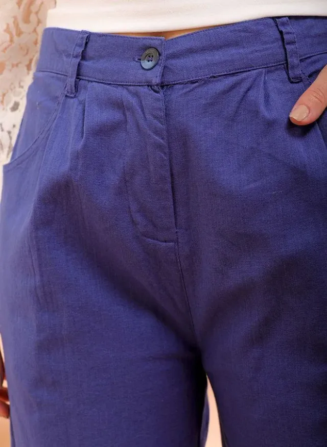 Women's Mid-Rise Pleated Pants – image 5