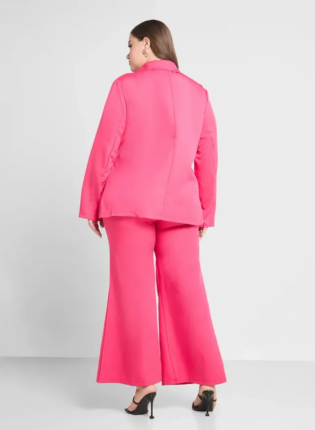 Tailored Blazer and Pants Set for Women - Pink – image 2