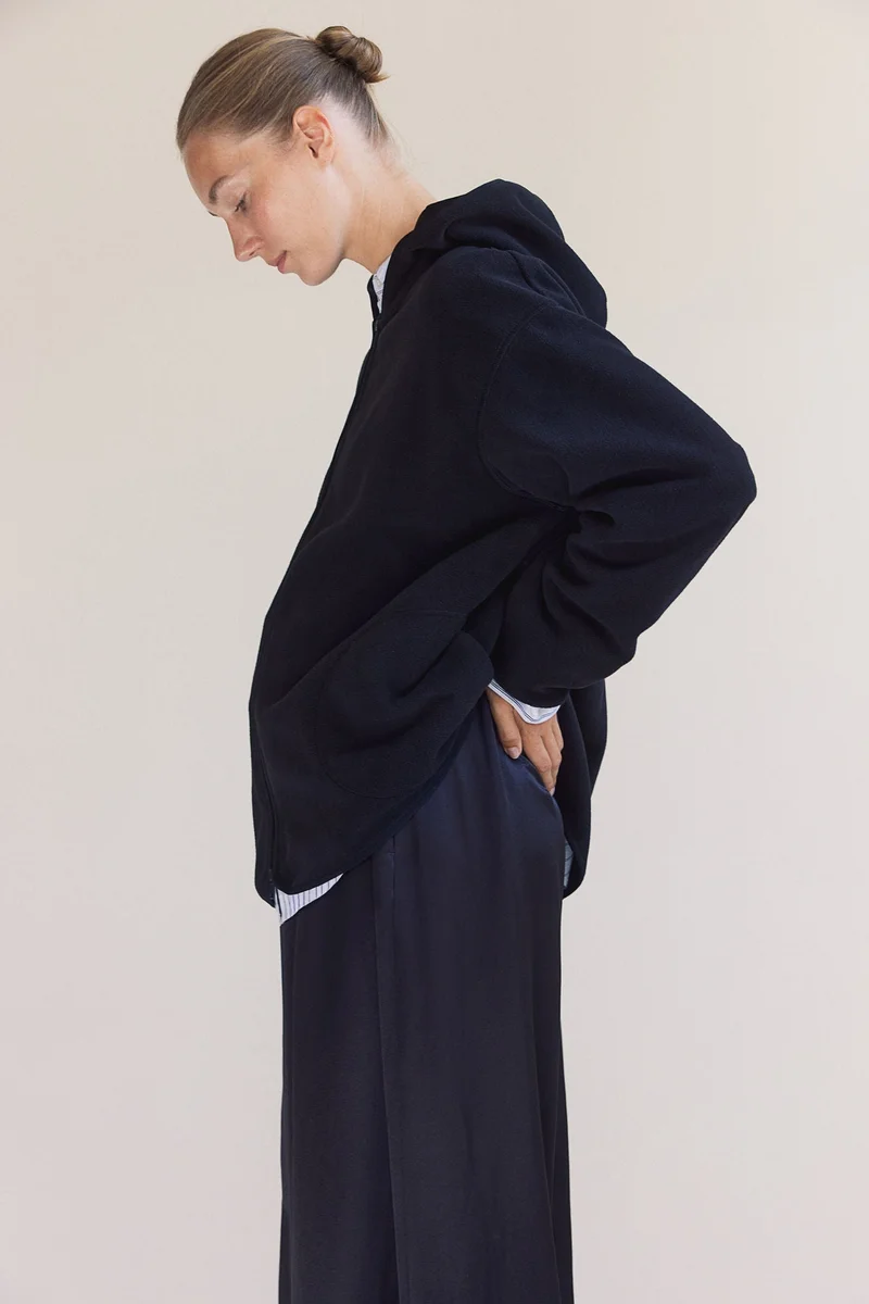 MAMA Before & After Babywearing Fleece Jacket Dark Slate Gray