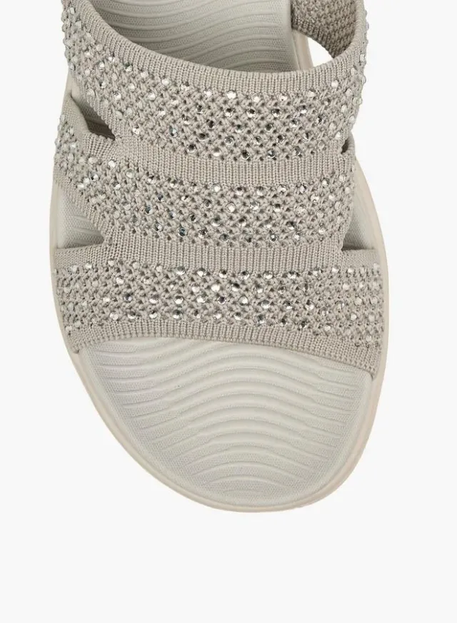 Women's Embellished Sandals Black – image 4