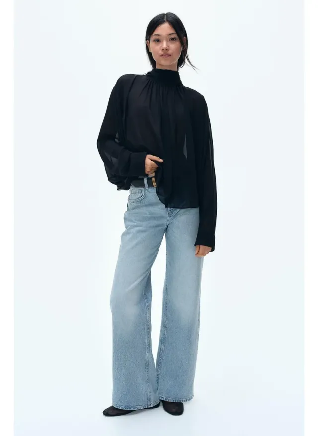 High-Rise Wide-Leg Jeans