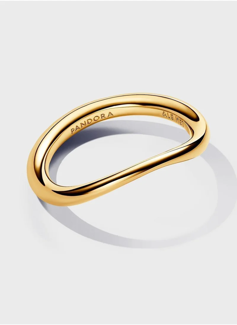 Elegant Gold Plated Ring Gold