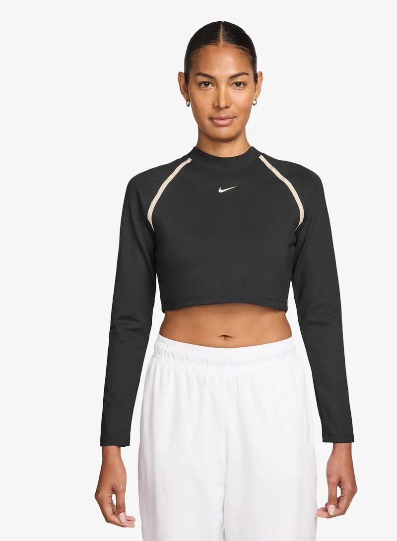 NSW Street Bold Cropped Bodysuit Charcoal