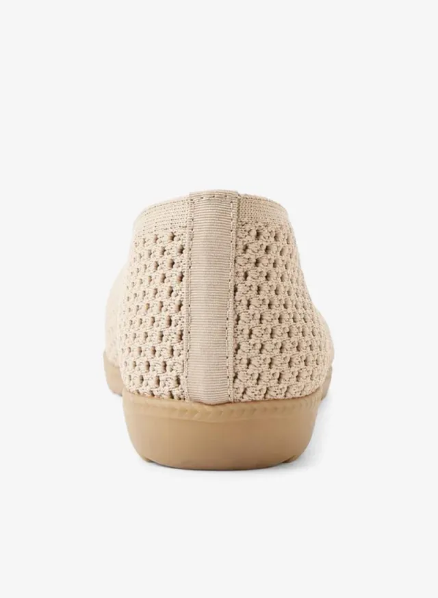 Women's Textured Knit Ballerinas – image 4