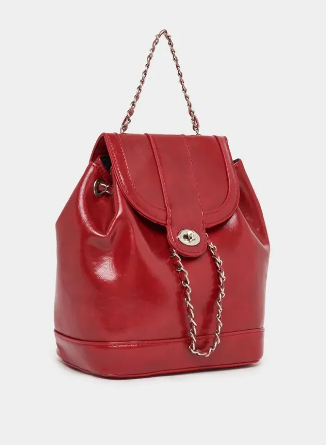 Chain Accent Flap Backpack – image 6