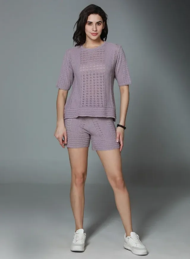 Women's Regular Fit Co-ord Blue – image 6
