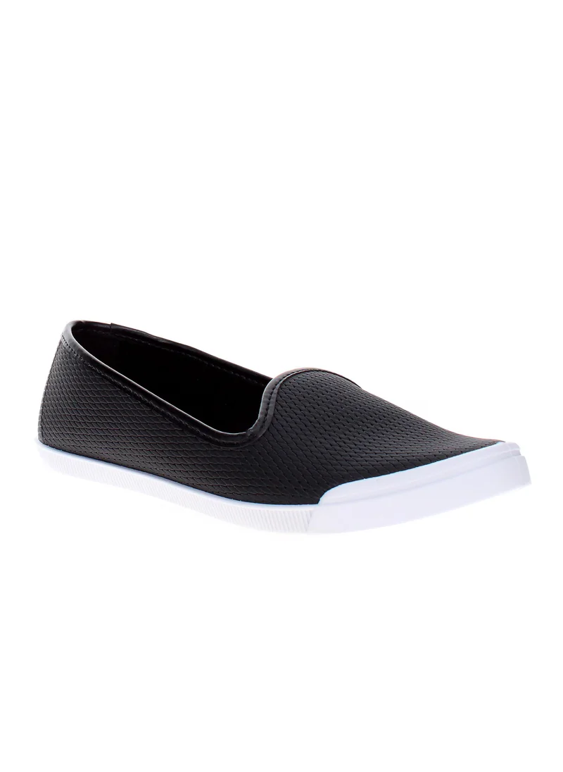 Ladies Casual Lightweight Slip-On Shoes Black