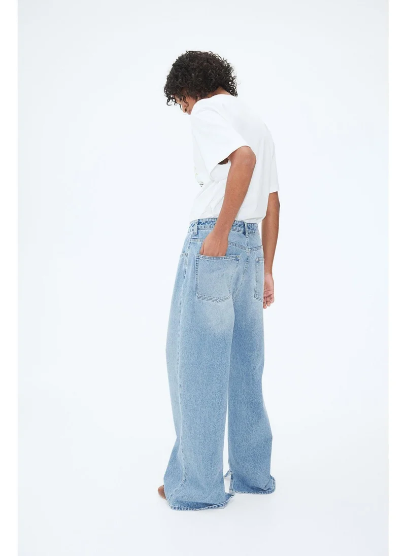 Wide-Leg Relaxed Fit Jeans