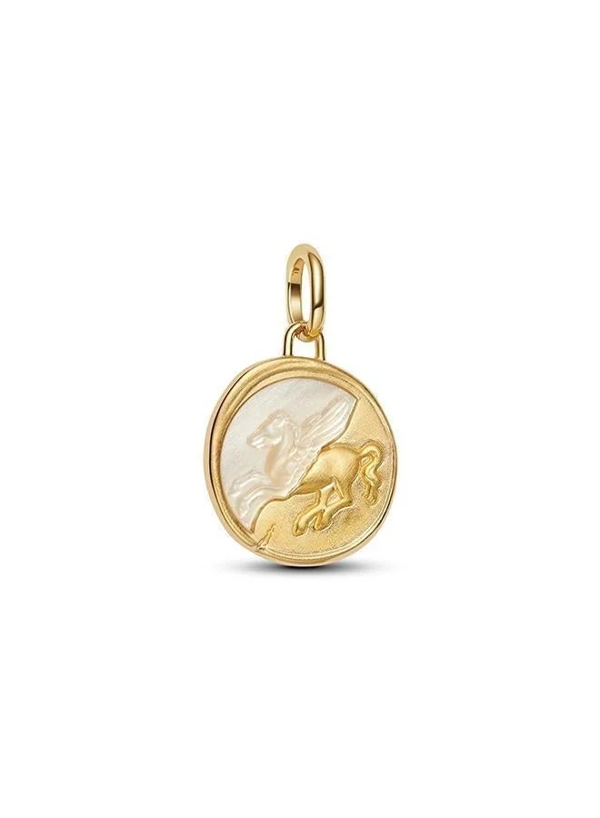 Swallow Medallion Charm