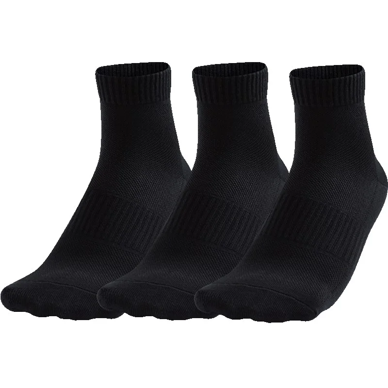 3-Pack Unisex Cross Training Sports Socks Black