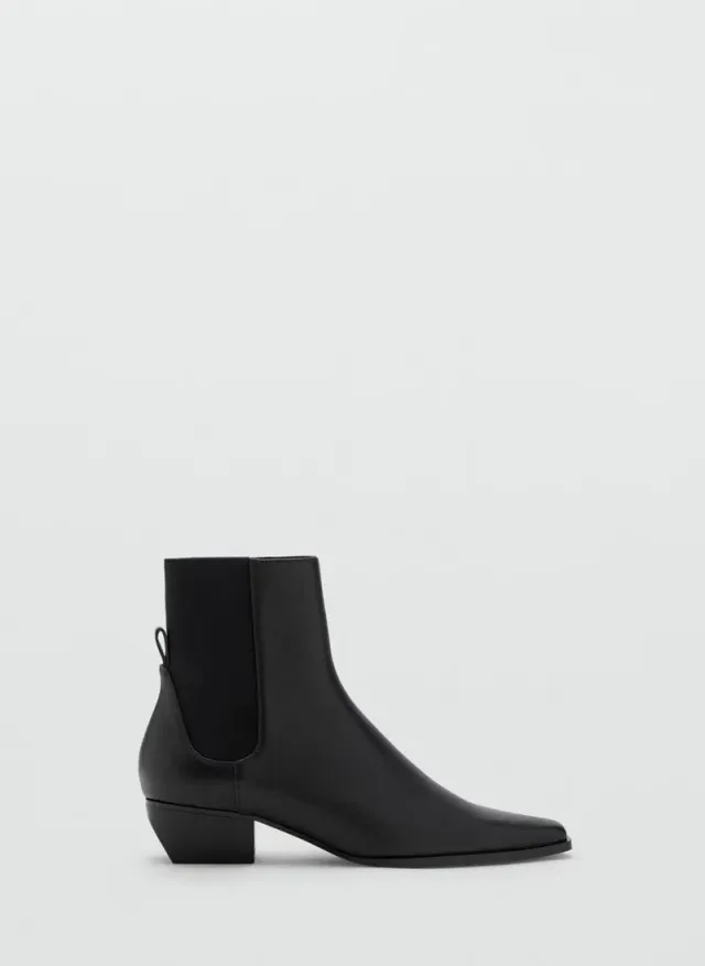 Leather Heeled Boots