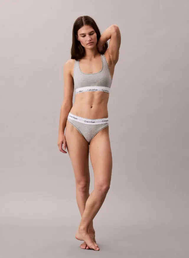 Icon Cotton Modal Thong White – image 5