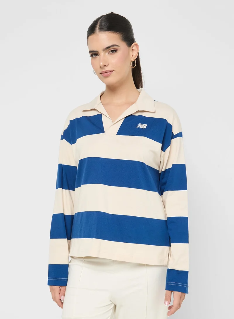 Rugby Polo Shirt Beige