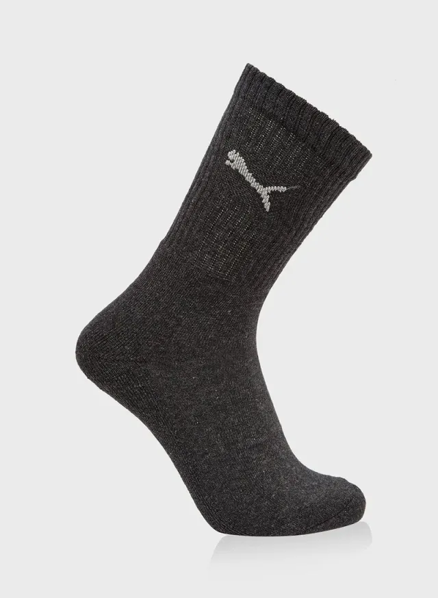 3-Pack Crew Socks Black – image 4