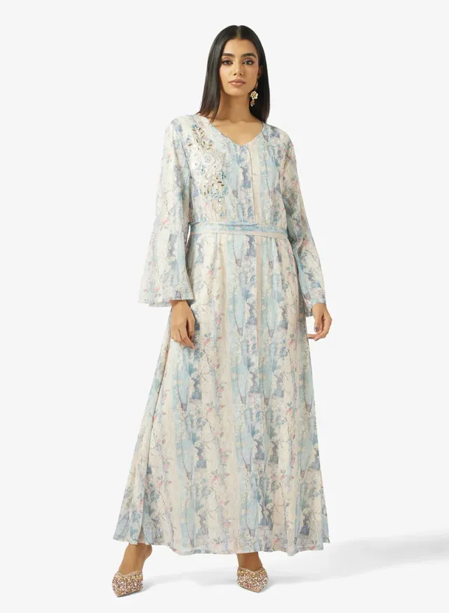 Women's Floral Print Jalabiya