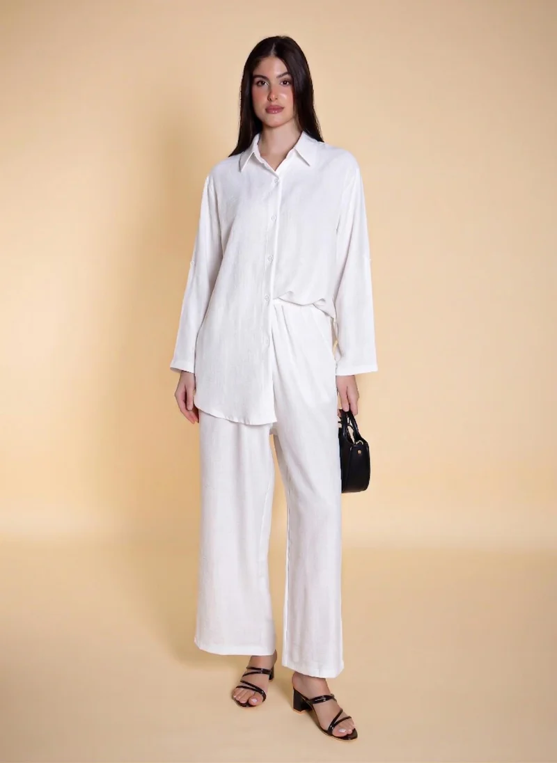 Comfort Shirt Set White