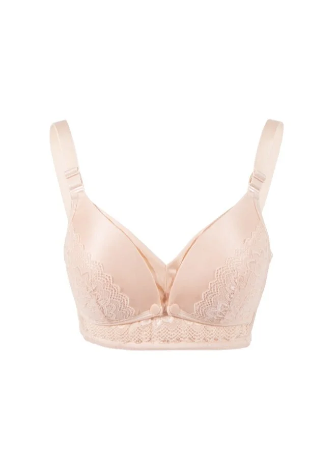 Full Cup Maternity & Nursing Bra Beige