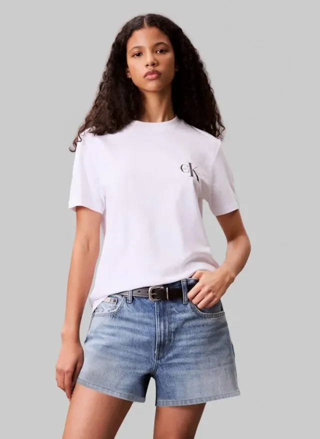 2-Pack Logo Crew Neck T-Shirt White