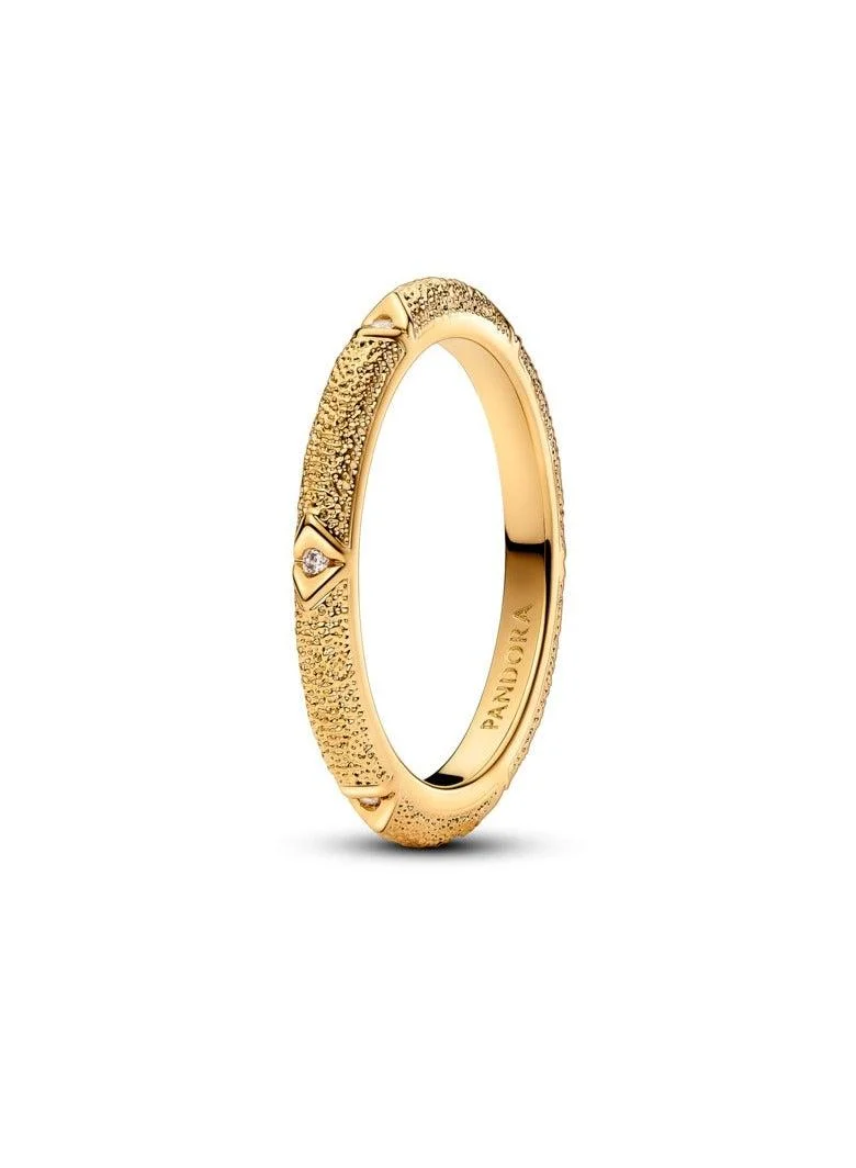 Textured Stone Ring