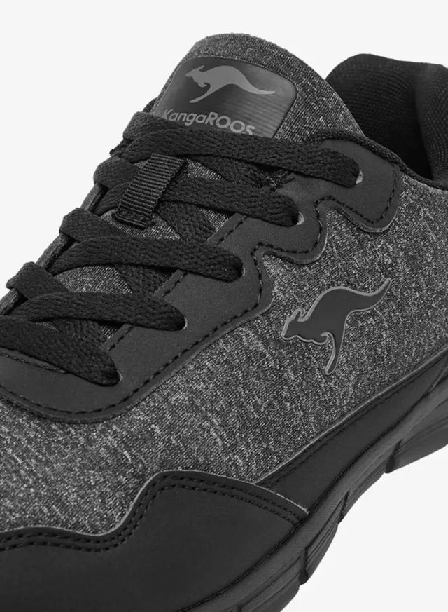 Women's Knit Sneakers with Embroidered Logo and Lace-Up Closure – image 4