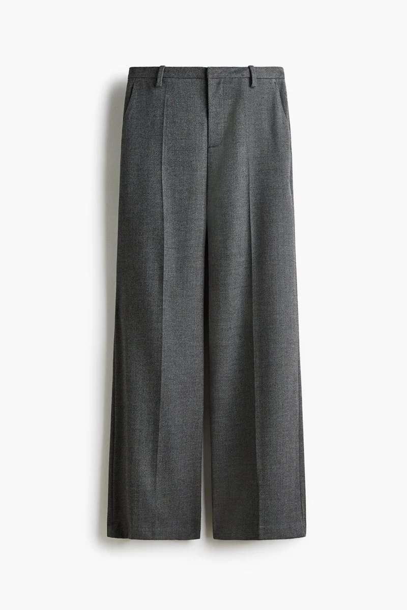 Tailored Wide-Leg Trousers