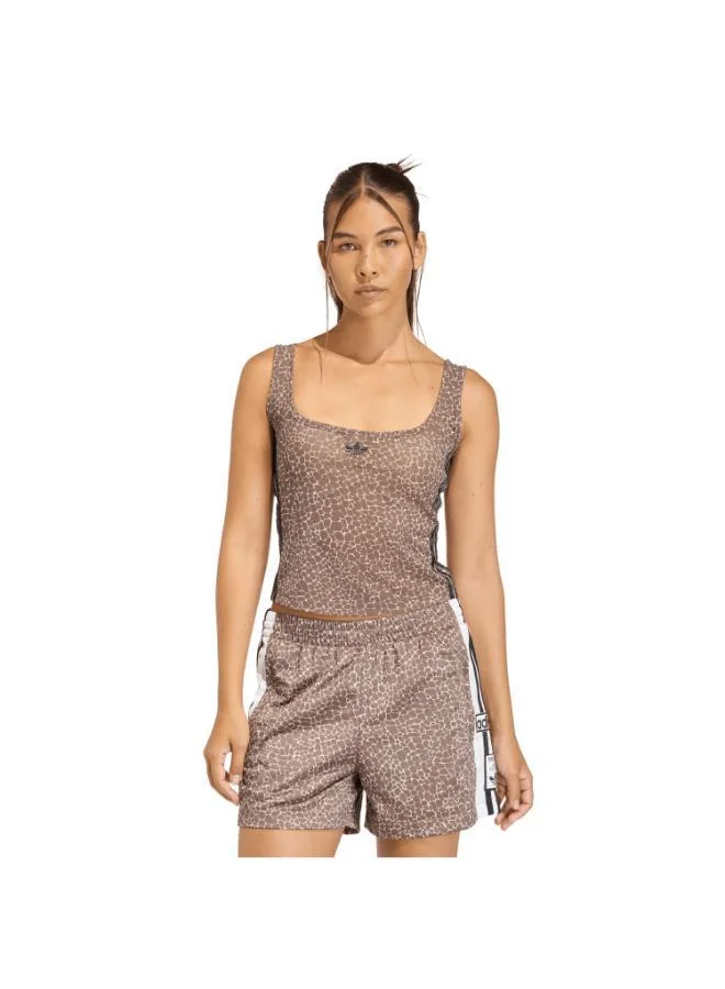 AOP Tank Top Brown