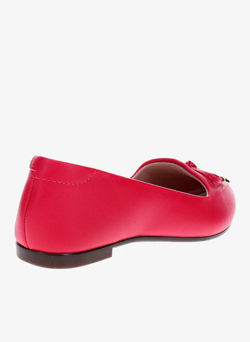Girls' Ballerina Slip-On Flats Red