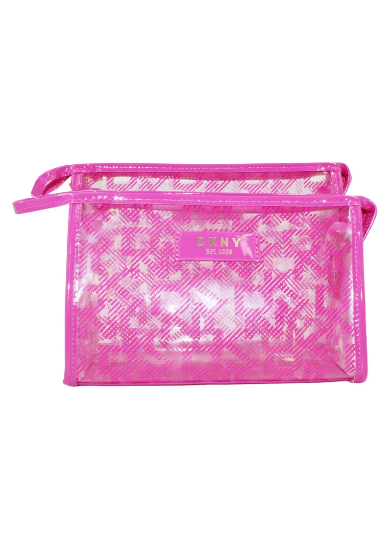 DKNY Lucid Dream Small Travel Cosmetic Bag, Fuchsia