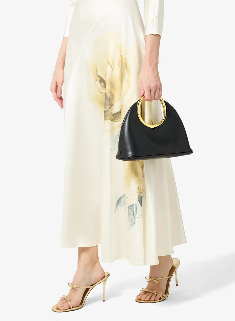 Statement Ring Handle Handbag