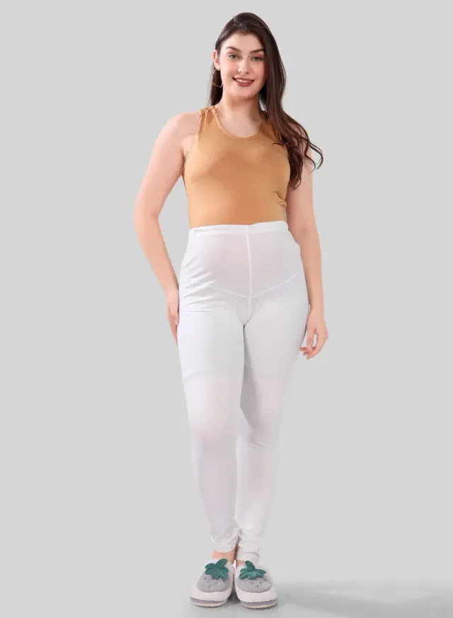 Tummy Maternity Leggings White – image 4