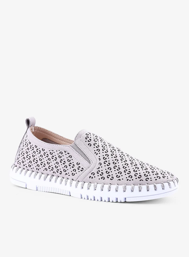 Laser-Cut Comfort Loafers