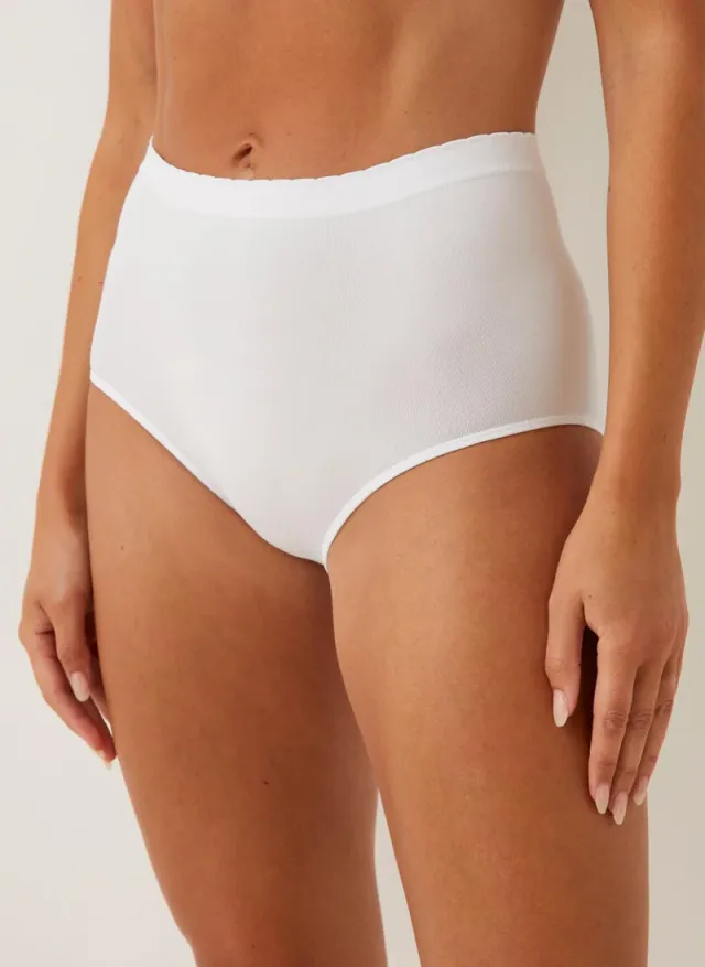 3-Pack Seamless Full Briefs White – image 5