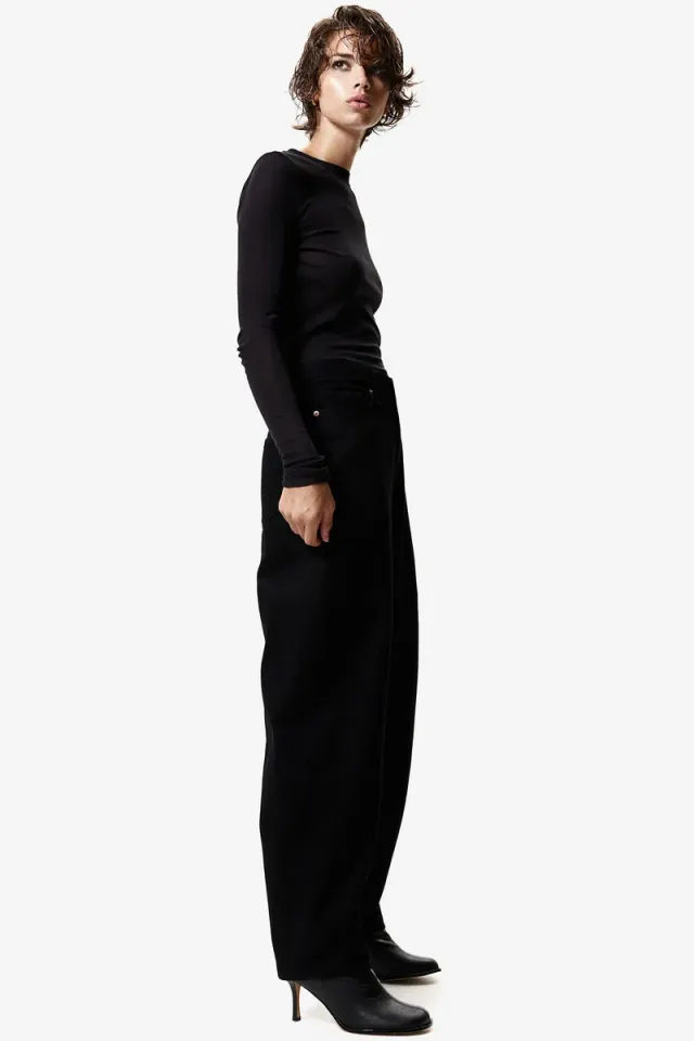 High-Rise Barrel Jeans – image 3