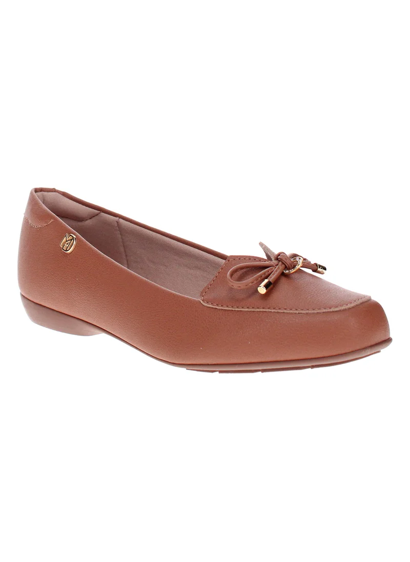 Girls' Ballerina Slip-On Flats Brown