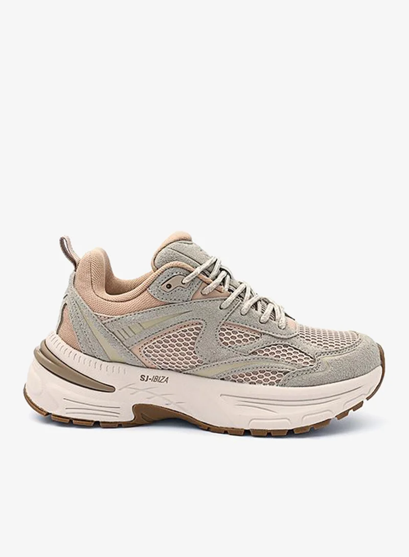 Trail Running Performance Sneakers Pale Khaki