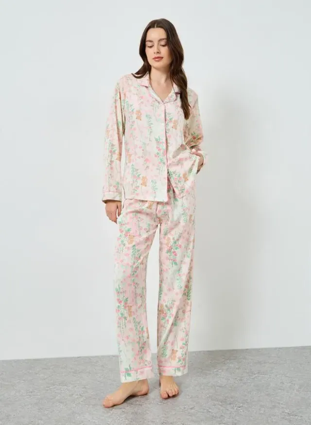 Floral Print Pajama Set – image 2