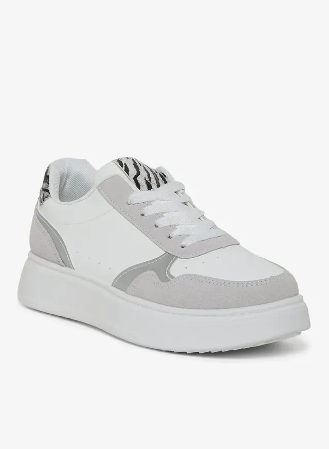 Women's Lace-Up Sneakers with Breathable Mesh and Cushioned Insole – image 2