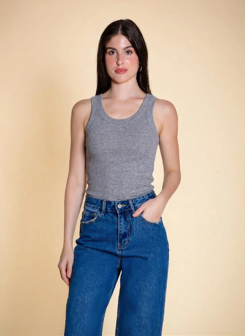 Basic Tank Top Grey