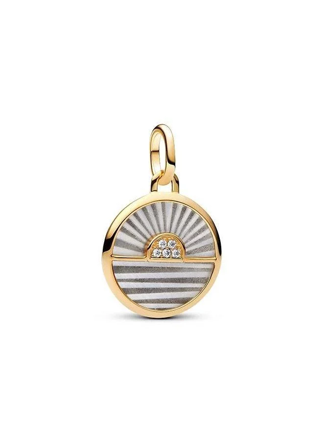 Sunrise Medallion Charm