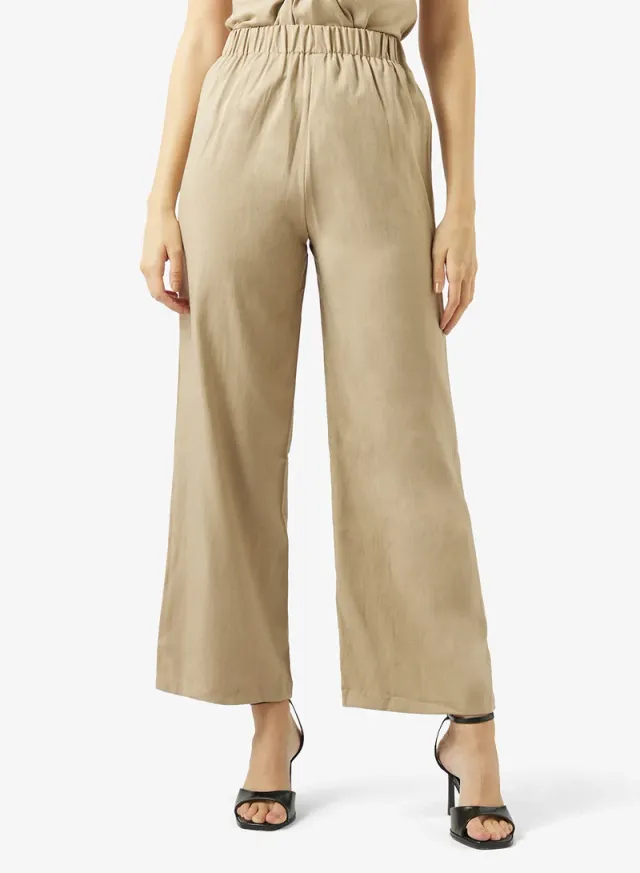 Cinched Waist Top and Pants Set – image 4