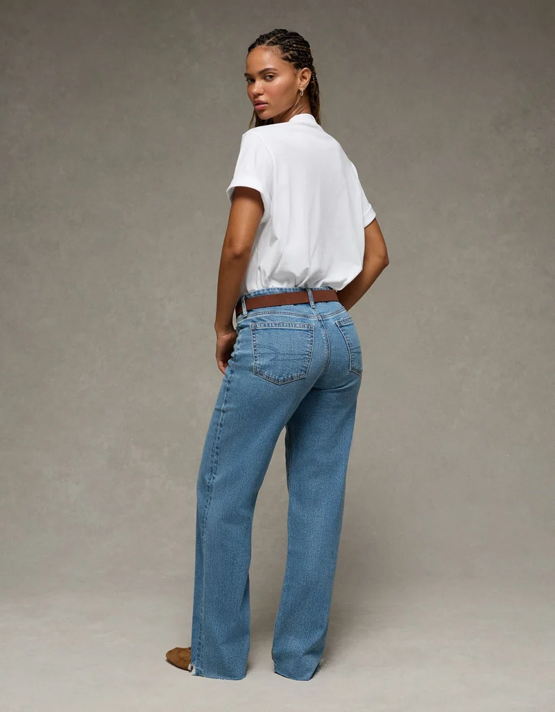 AE Curvy High-Waisted Stovepipe Jean