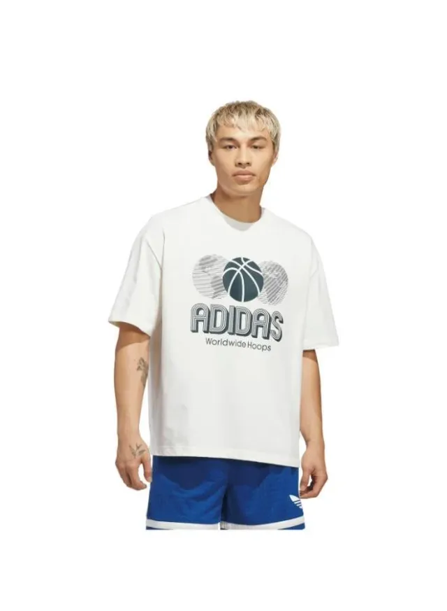 World Wide Hoops Global Basketball Tee Beige