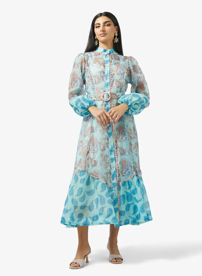 Women's Paisley Print Dress